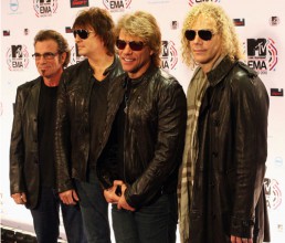 Bon Jovi en el photocall de los MTV EMA Madrid 2010